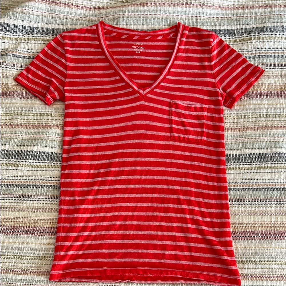 J. Crew women’s linen t-shirt